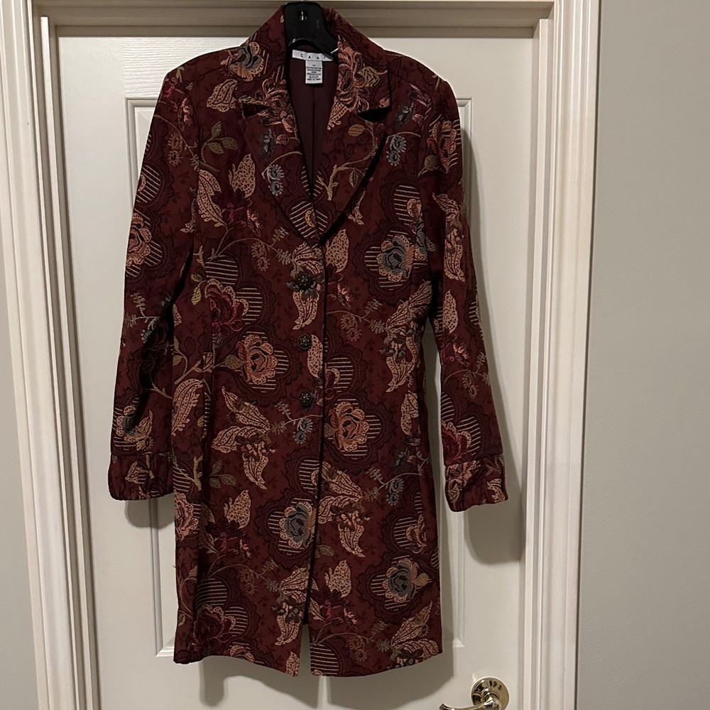 CAbi Elegant Floral Women's Coat